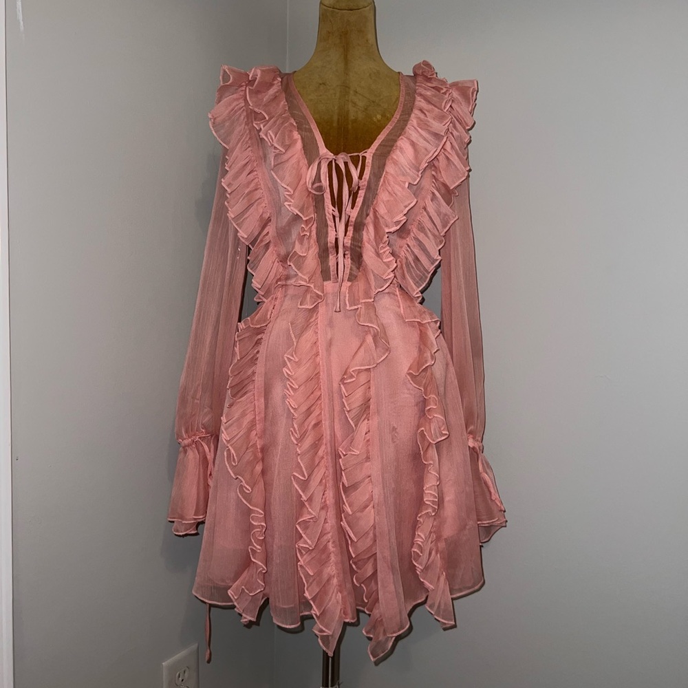 Dress w/ frills